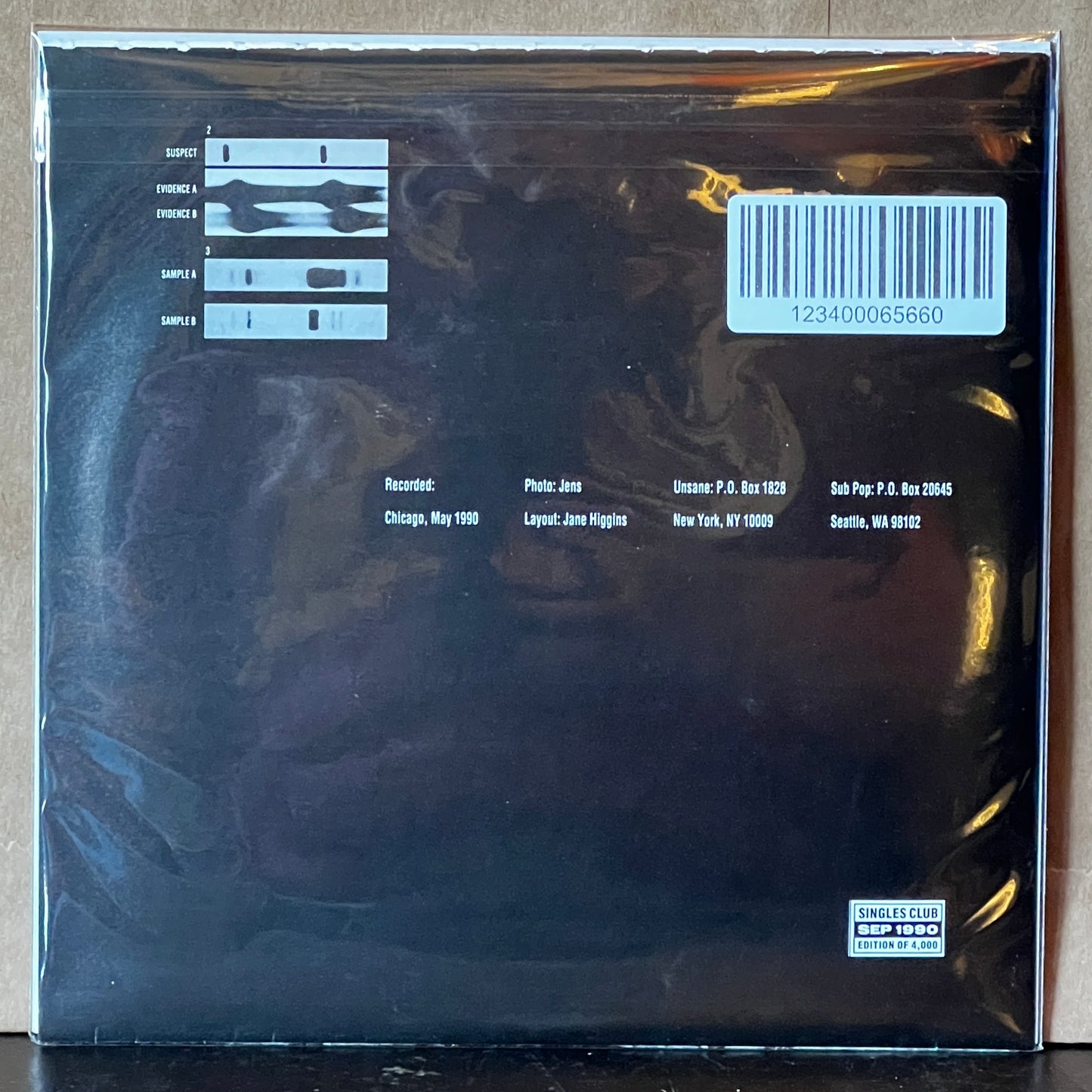 Used Vinyl: Unsane "Vandal-X / Streetsweeper" 7" (1990 Sub Pop Singles Club)