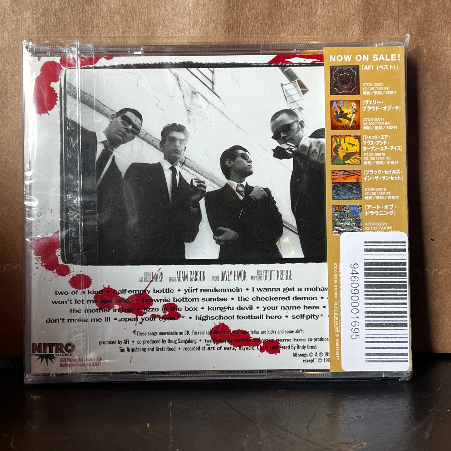 Used CD: AFI "Answer That And Stay Fashionable" CD (1997 Japanese Press w/ Bonus Tracks)