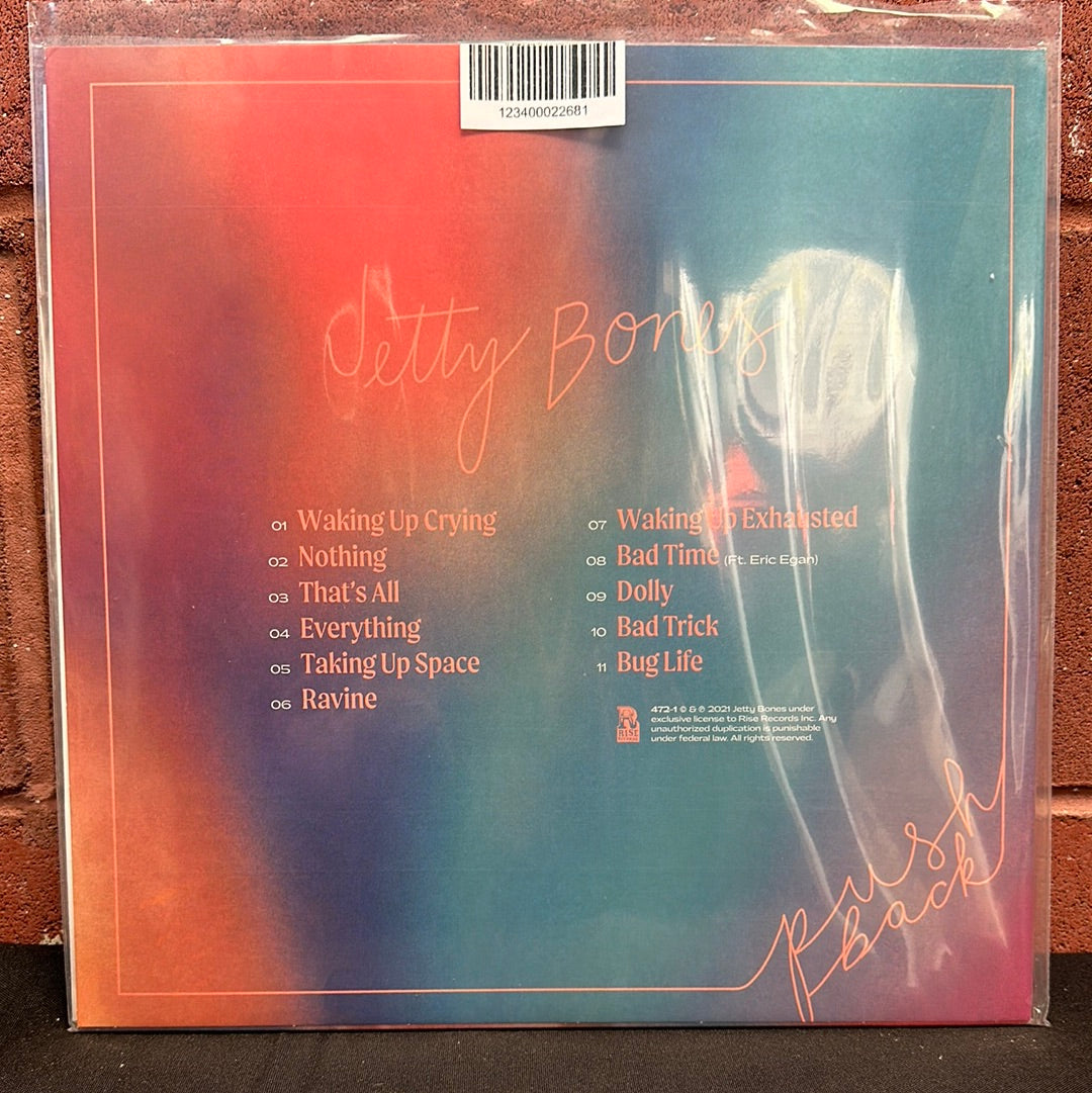 Used Vinyl:  Jetty Bones ”Push Back” LP (Mint/Cyan/Magenta vinyl)