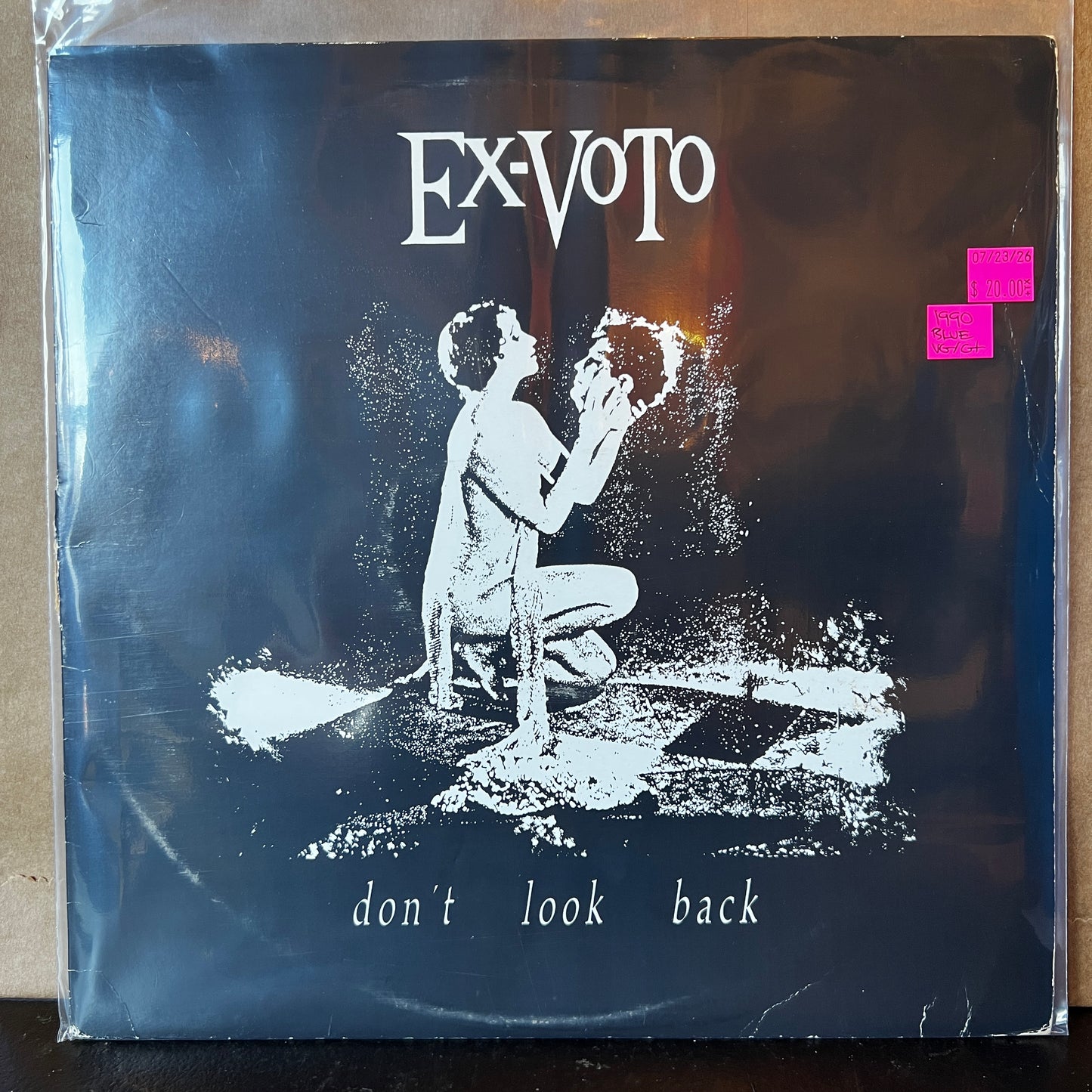 Used Vinyl: Ex-Voto "Don't Look Back" 12" (1990 Press - Blue Vinyl)