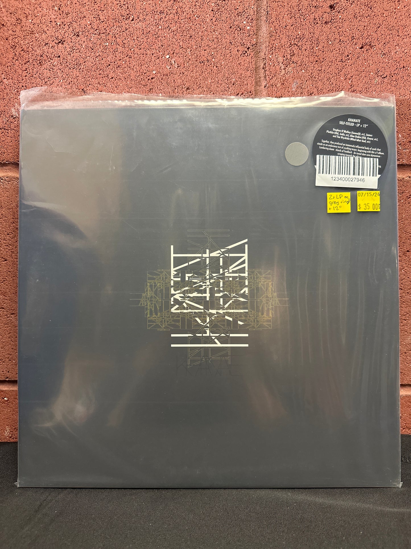 Used Vinyl:  Khanate ”Khanate” 3xLP (Grey Vinyl)