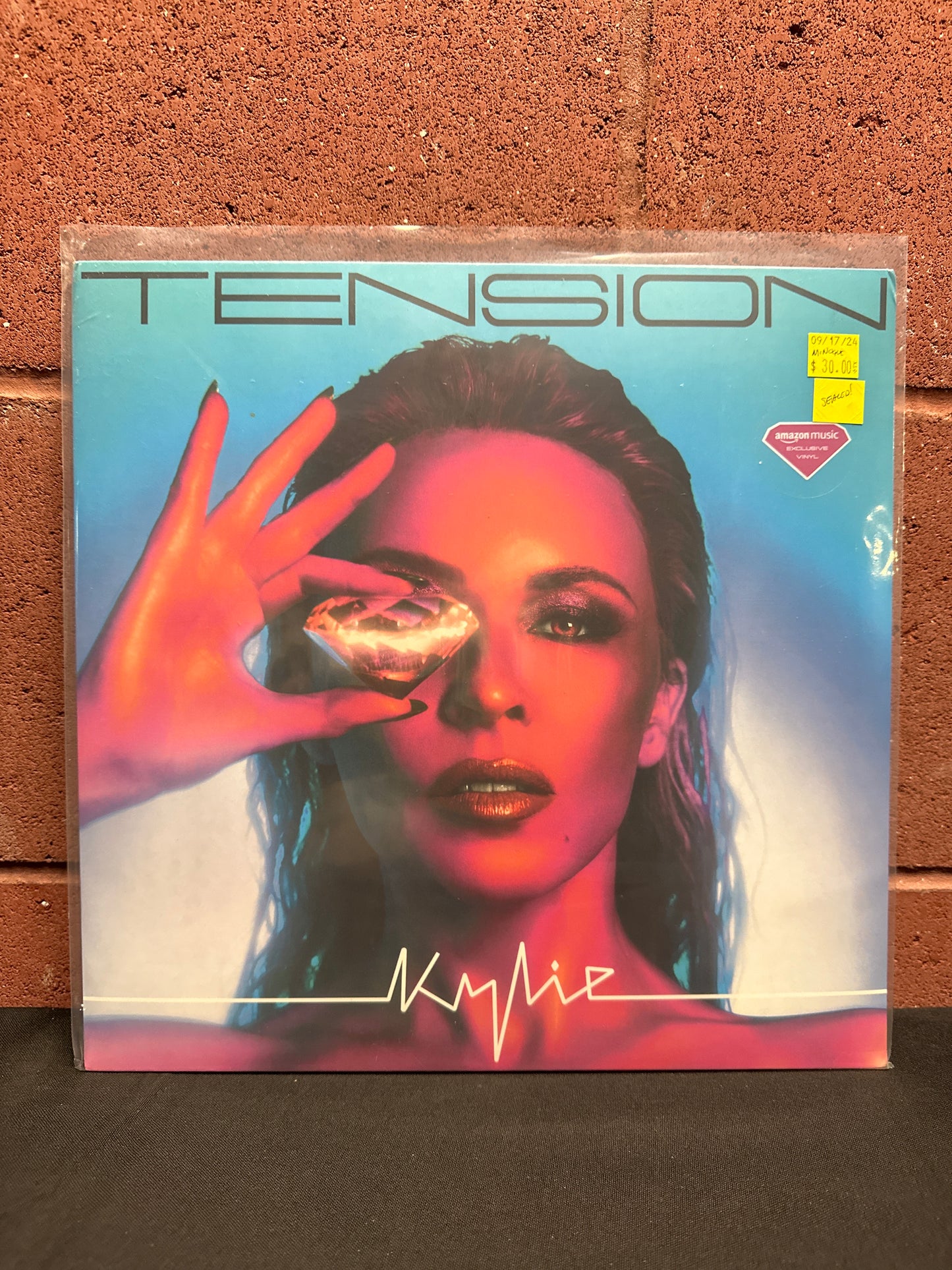 Used Vinyl:  Kylie Minogue ”Tension” LP (Pink vinyl)