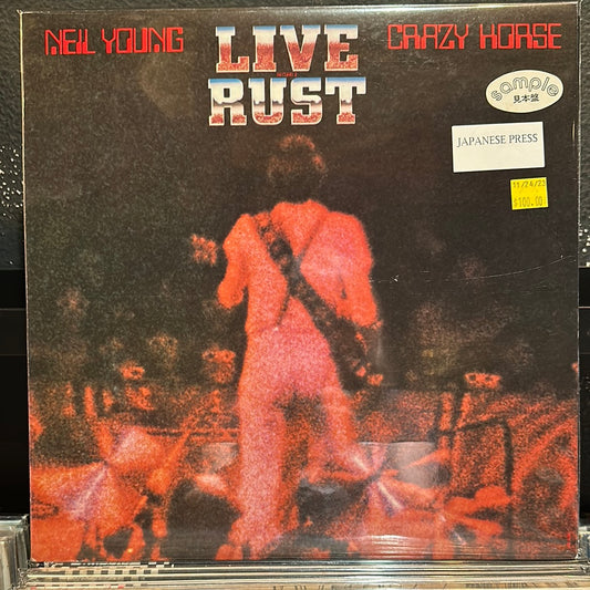 Used Vinyl:  Neil Young & Crazy Horse "Live Rust" 2xLP (Promo) (Japanese Press)