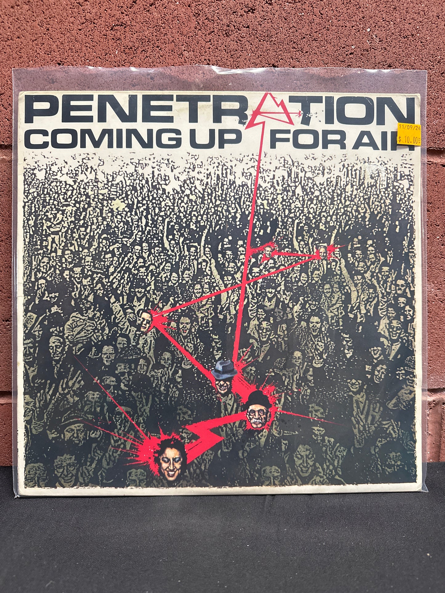 Used Vinyl:  Penetration ”Coming Up For Air” LP