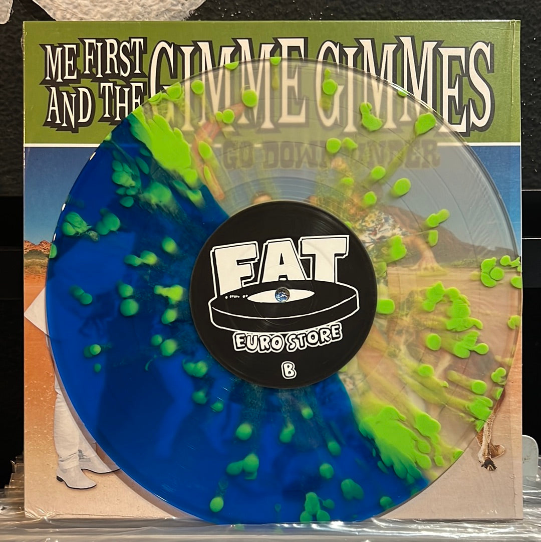 Used Vinyl:  Me First And The Gimme Gimmes ”Go Down Under” 10" (Split/Splatter Vinyl)
