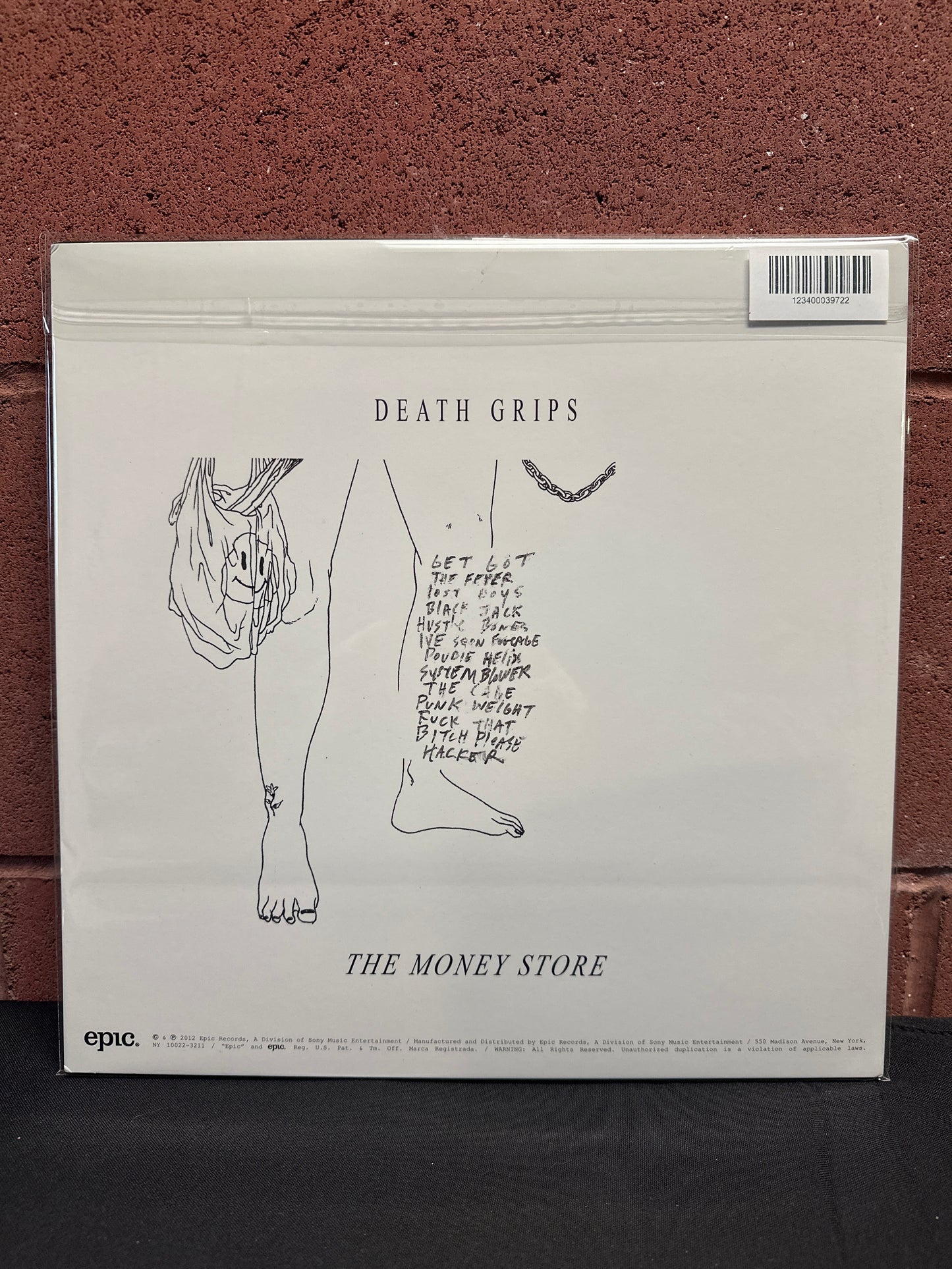 Used Vinyl:  Death Grips ”Money Store” LP (White/Black split vinyl)