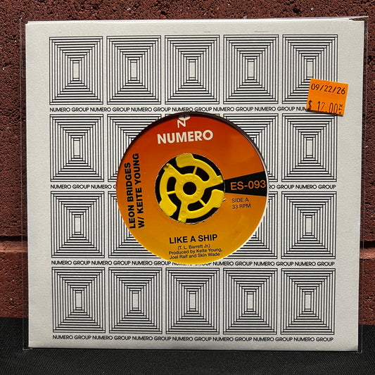 Used Vinyl: Pastor T.L Barrett / Leon Bridges w/ Keite Young "Like A Ship" 7"