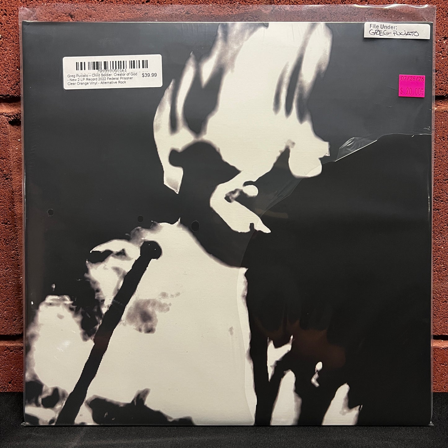 Used Vinyl: Greg Puciato ‎"Child Soldier: Creator of God" 2xLP (2022 Press- Orange Vinyl)