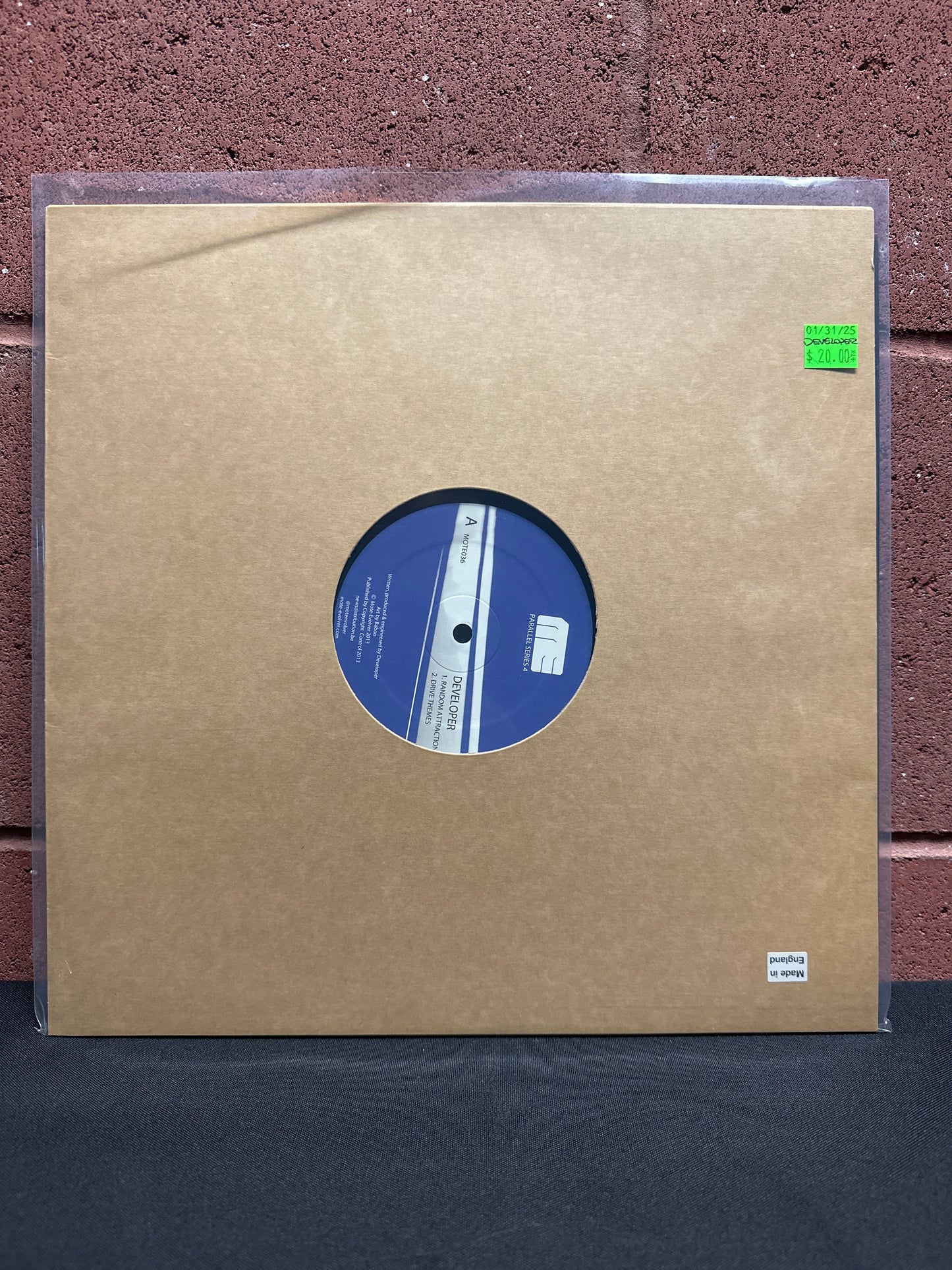 Used Vinyl: Developer / Truncate "Parallel Series 4" LP