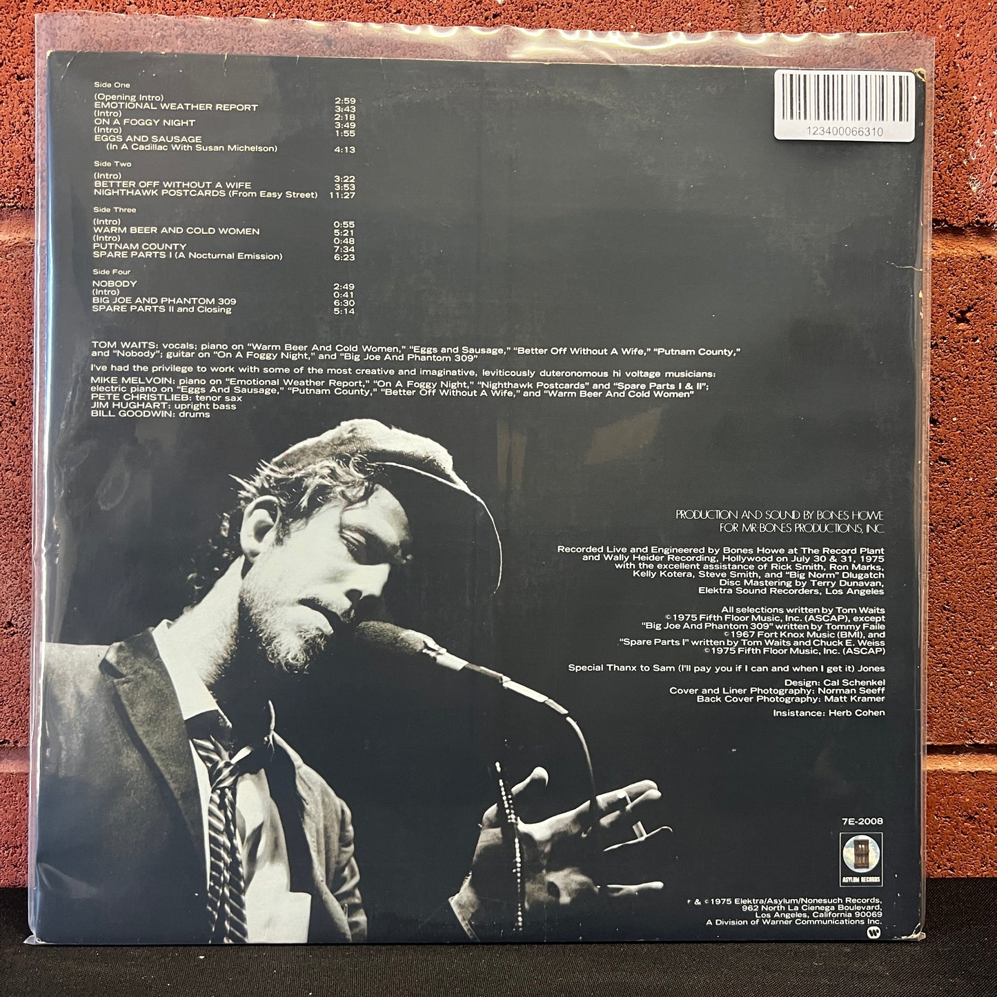 Used Vinyl: Tom Waits ‎"Nighthawks At The Diner" 2xLP (1975 Press)