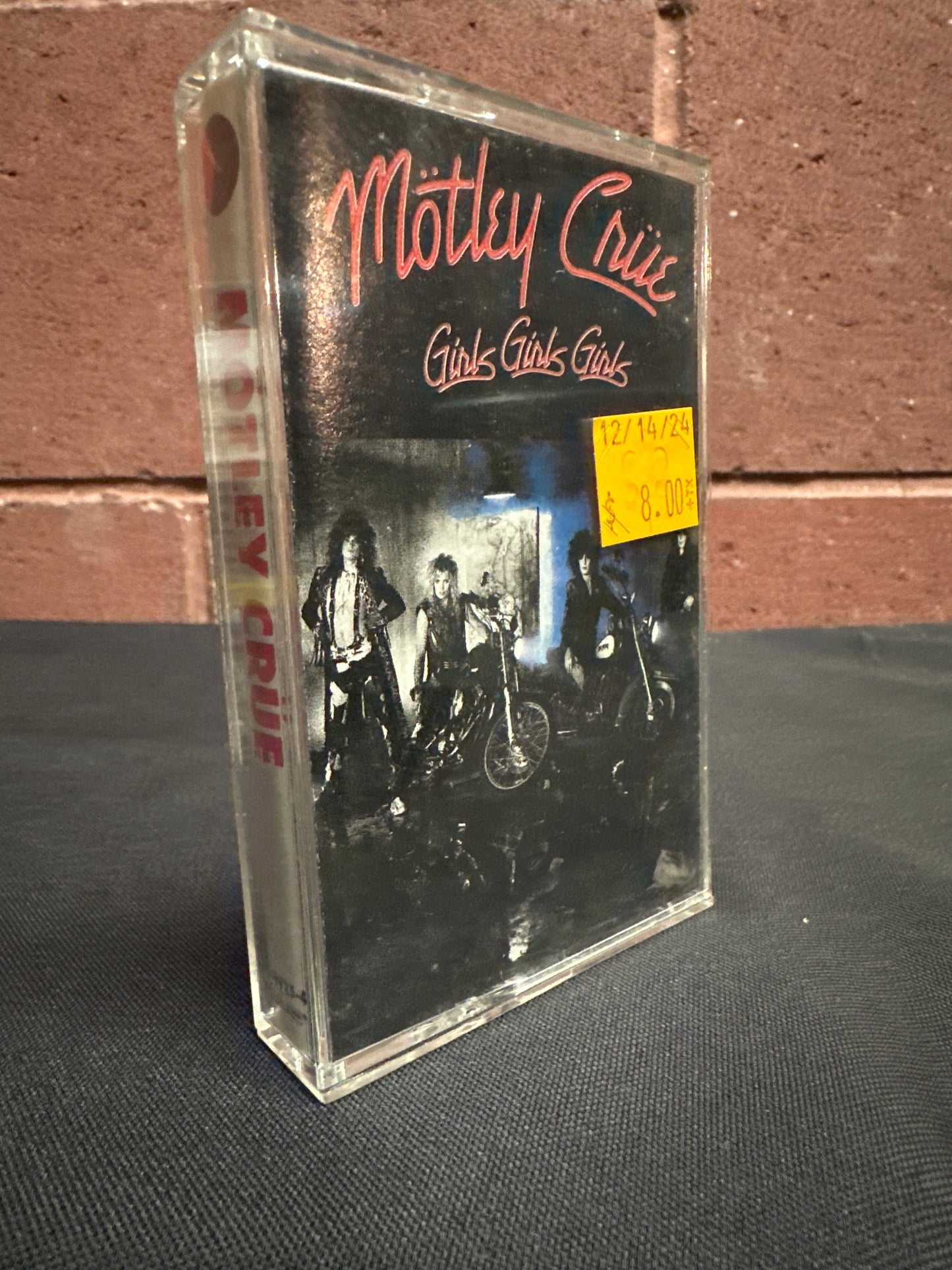 Used Cassette: Motley Crue "Girls Girls Girls" Tape