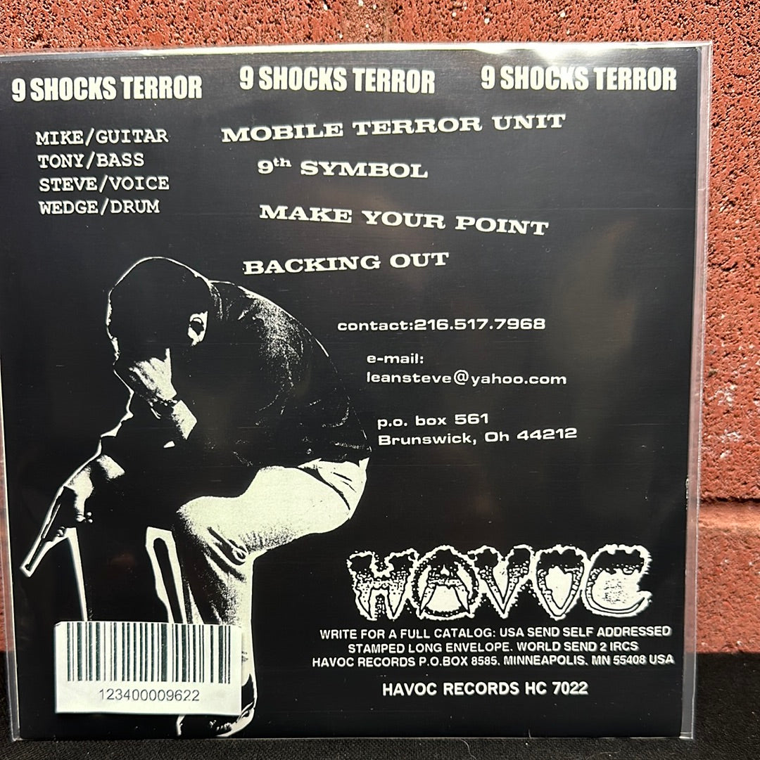 Used Vinyl:  9 Shocks Terror ”9 Shocks Terror” 7"