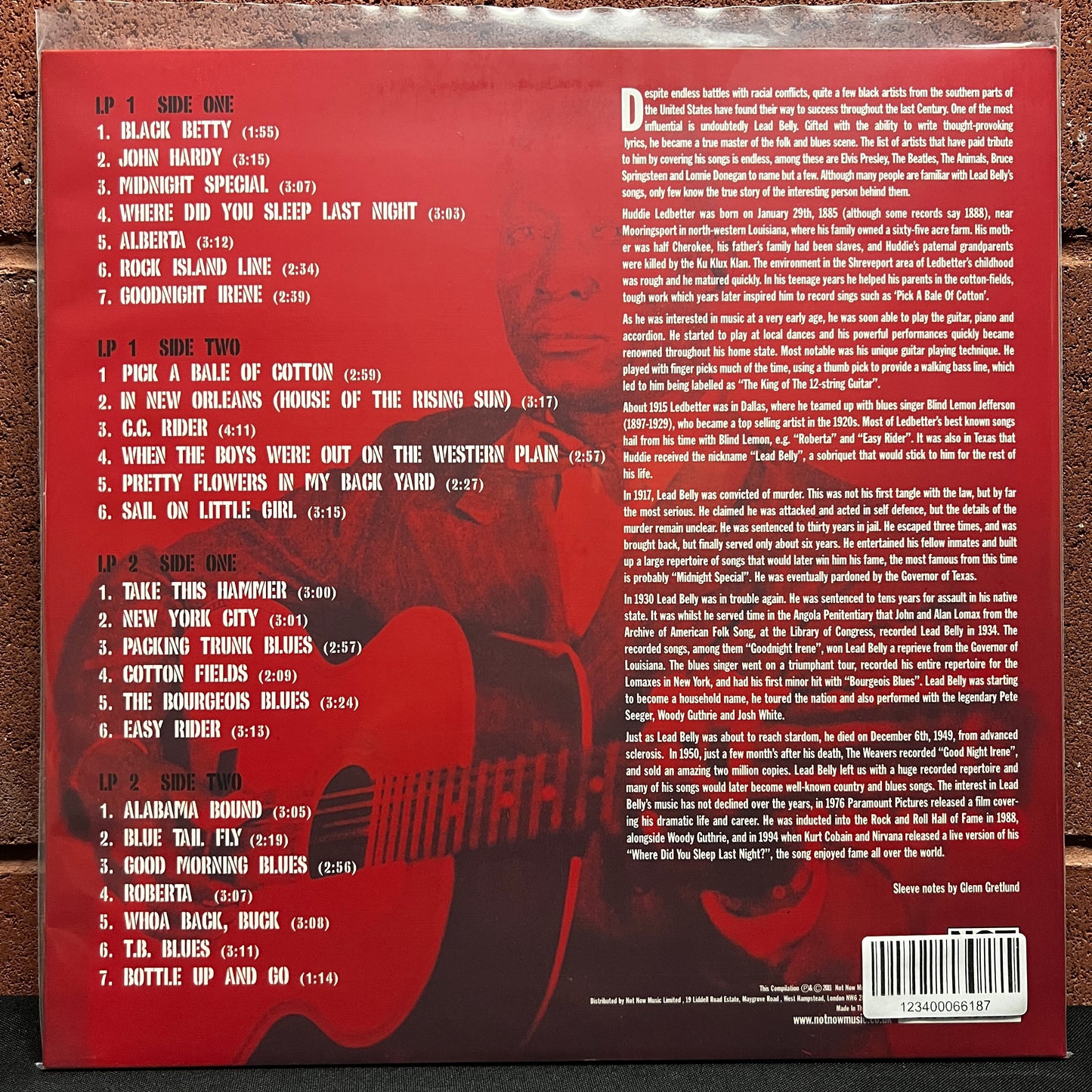 Used Vinyl: Lead Belly "Black Betty" 2xLP (2011 Press)