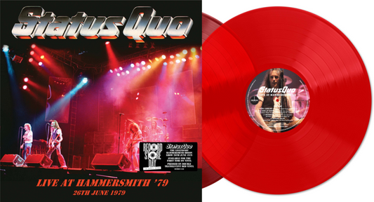 PRE-ORDER: Status Quo "Live In Hammersmith 1979" 2xLP (Indie Exclusive Translucent Red Vinyl, Import) (RSD UK 2026)