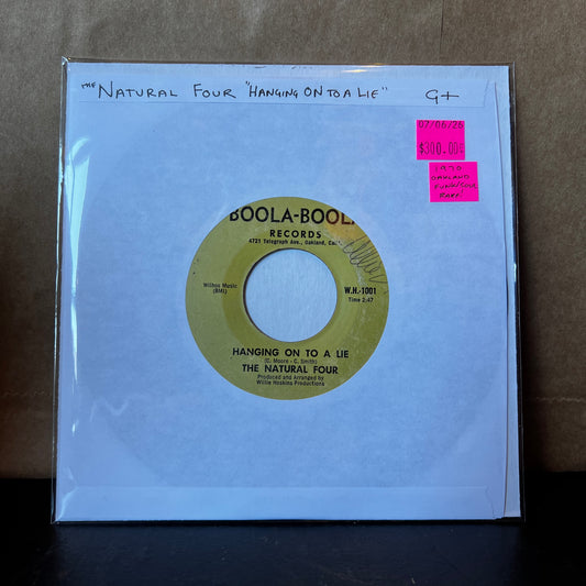 Used Vinyl: The Natural Four "Hanging On To A Lie / Twelve Months Of A Year" 7"
