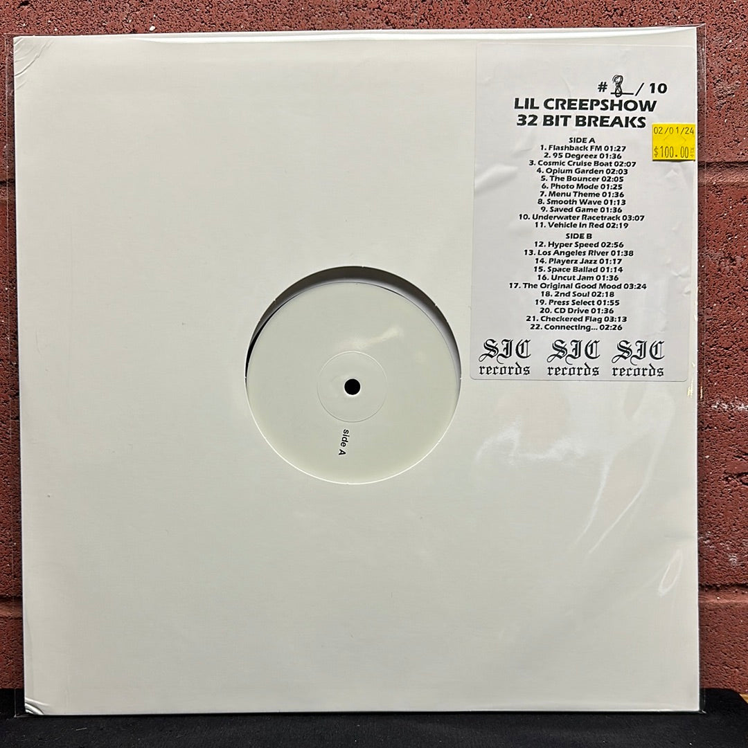 Used Vinyl:  Lil Creepshow ”32 Bit Breaks Vol.1” 12" (Test pressing)