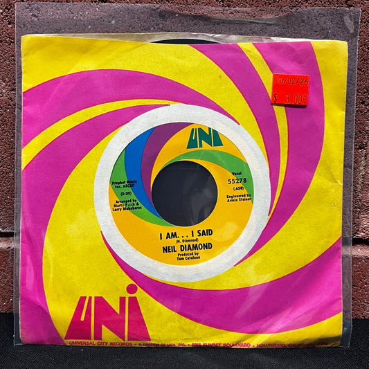 Used Vinyl: Neil Diamond "I Am... I Said" 7"