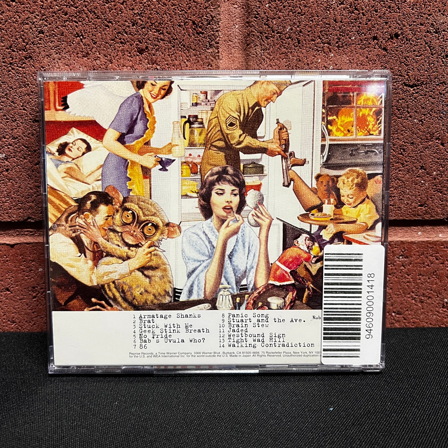 Used CD: Green Day "Insomniac" CD (1995 Japanese Press w/ Bonus Track)