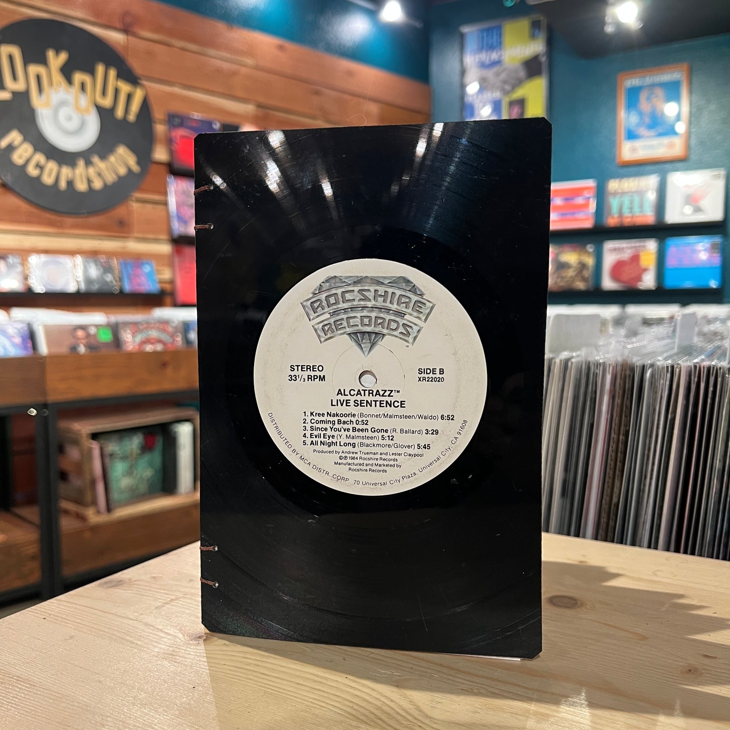 Heavy Metal / Alcatrazz Recycled Vinyl Journal