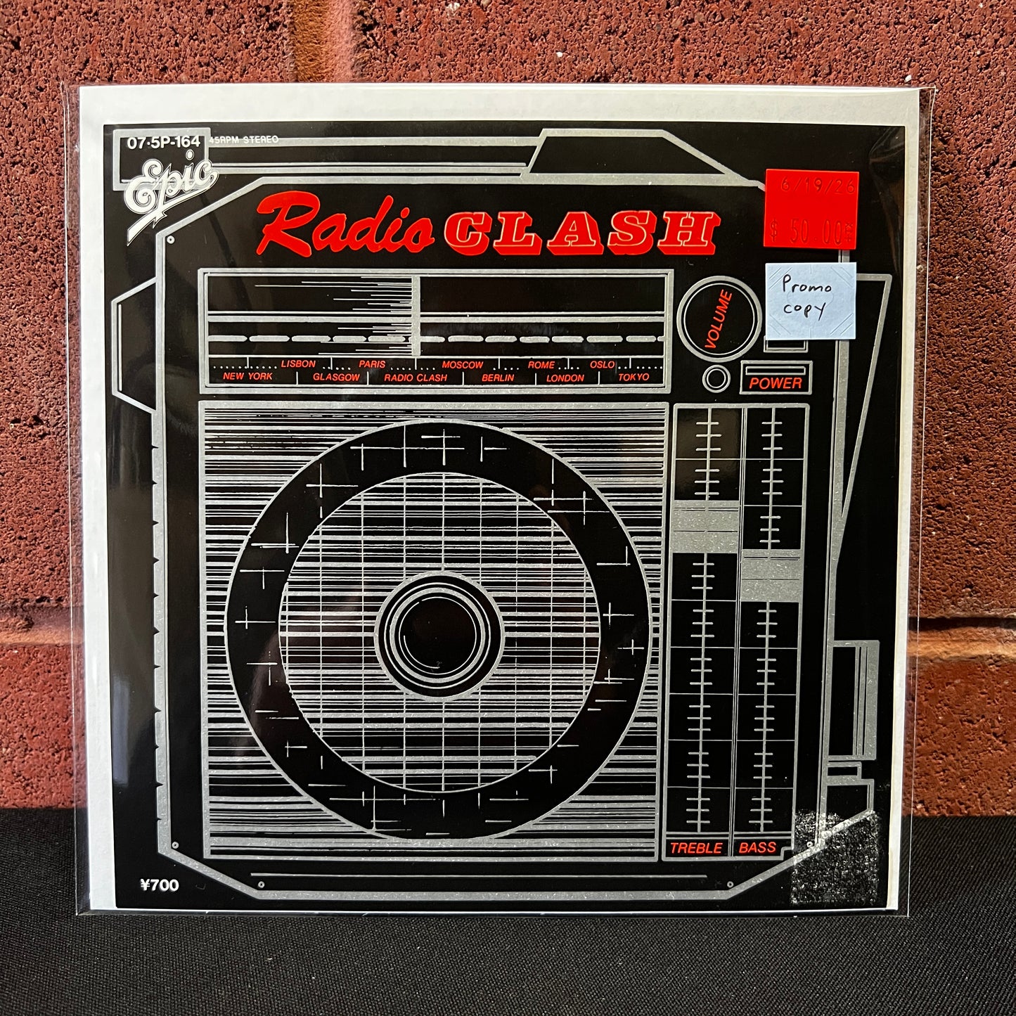 Used Vinyl: The Clash "This Is Radio Clash / Radio Clash" 7" (1981 Japanese Promo Copy)