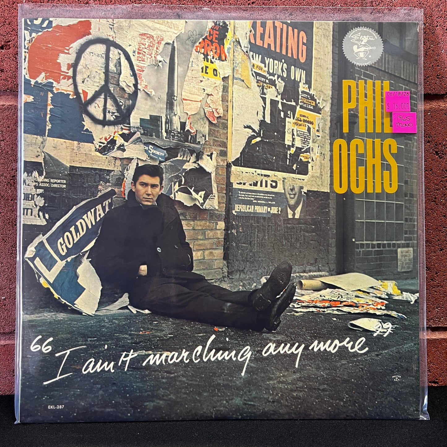Used Vinyl: Phil Ochs ‎"I Ain't Marching Anymore" LP (1965 Mono Press)
