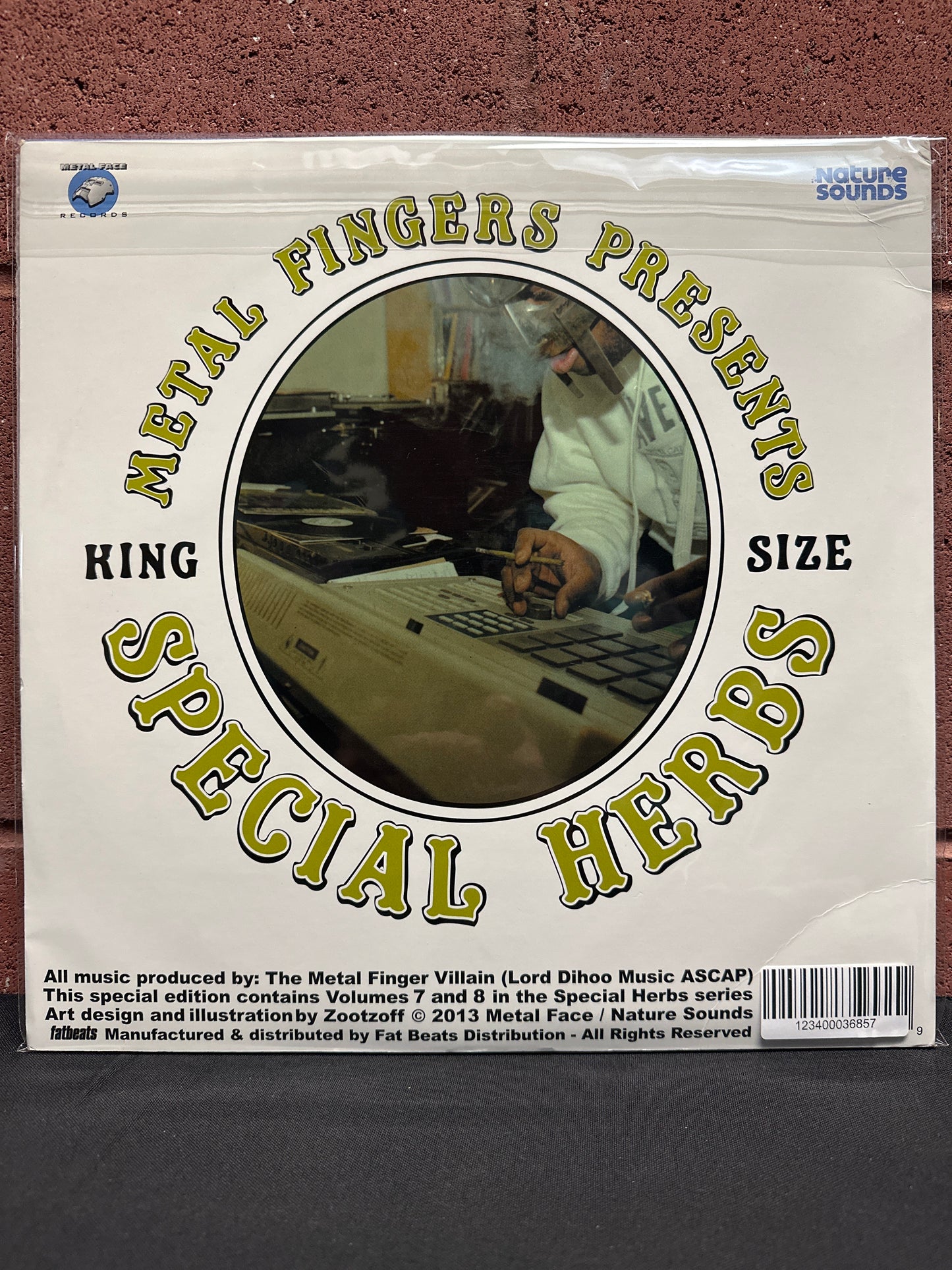 Used Vinyl:  Metal Fingers ”Special Herbs Volume 7 & 8” 2xLP + 7"