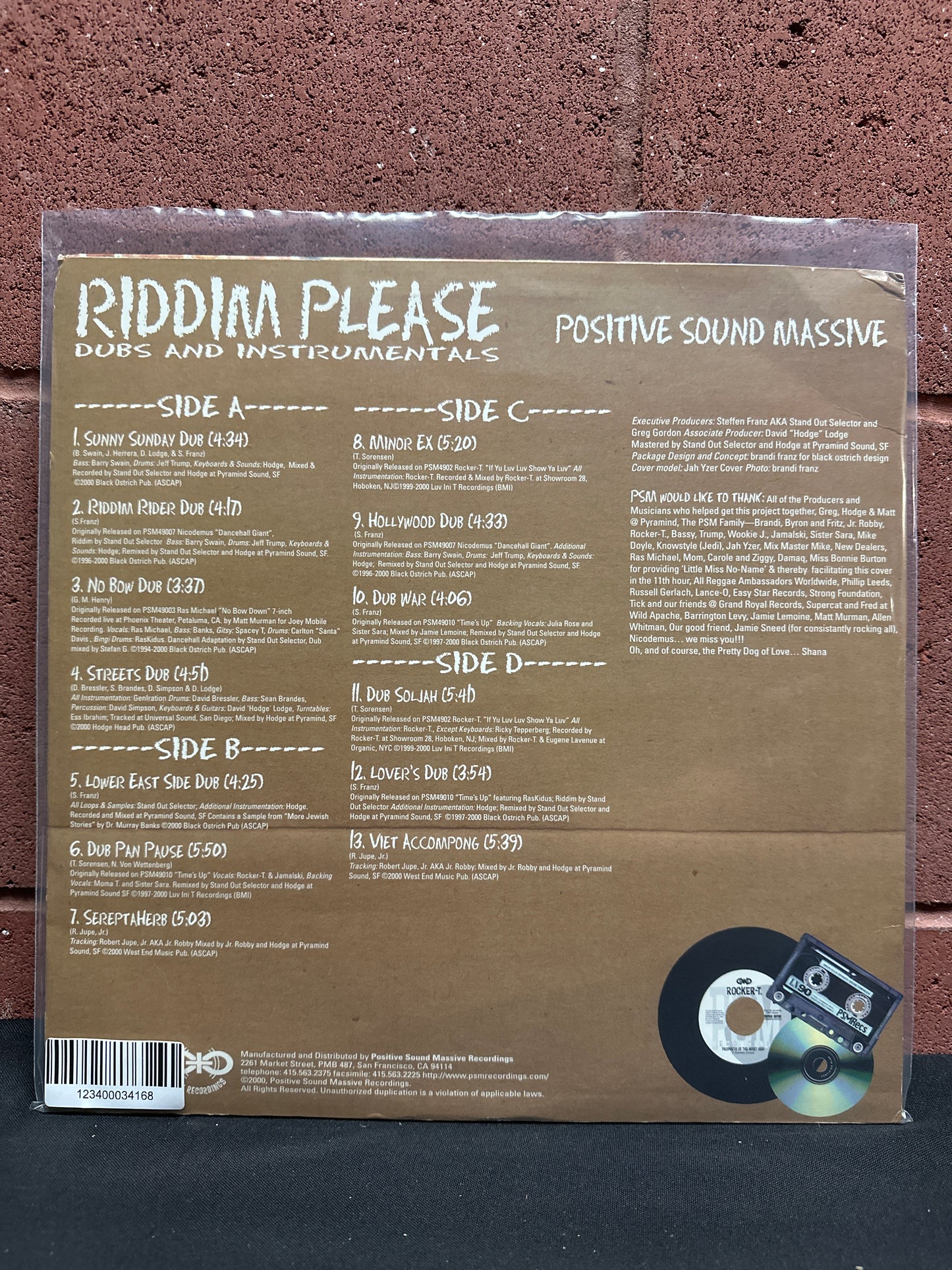 Used Vinyl:  Positive Sound Massive ”Riddim Please” 2xLP