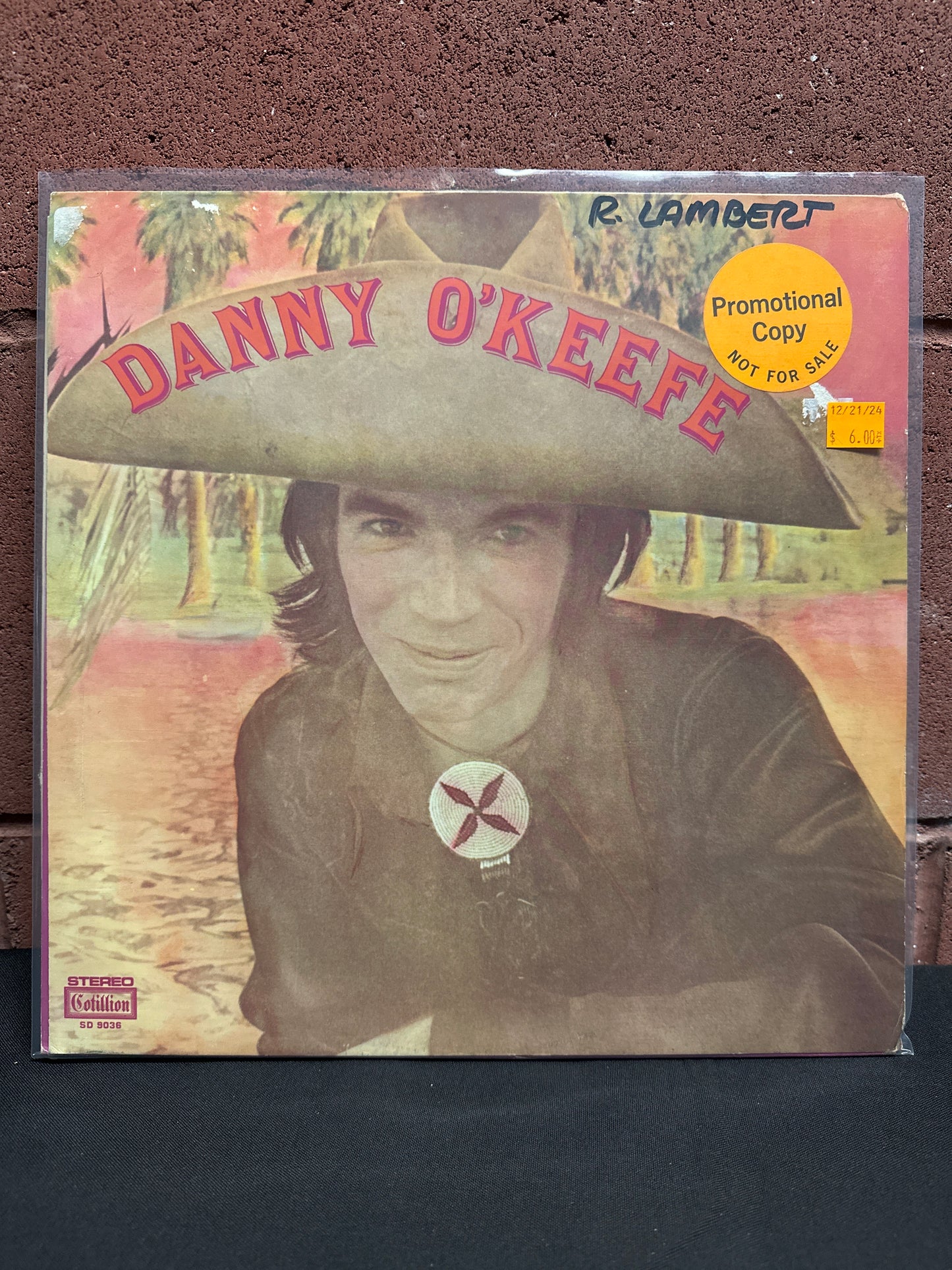 Used Vinyl:  Danny O'Keefe ”Danny O'Keefe” LP