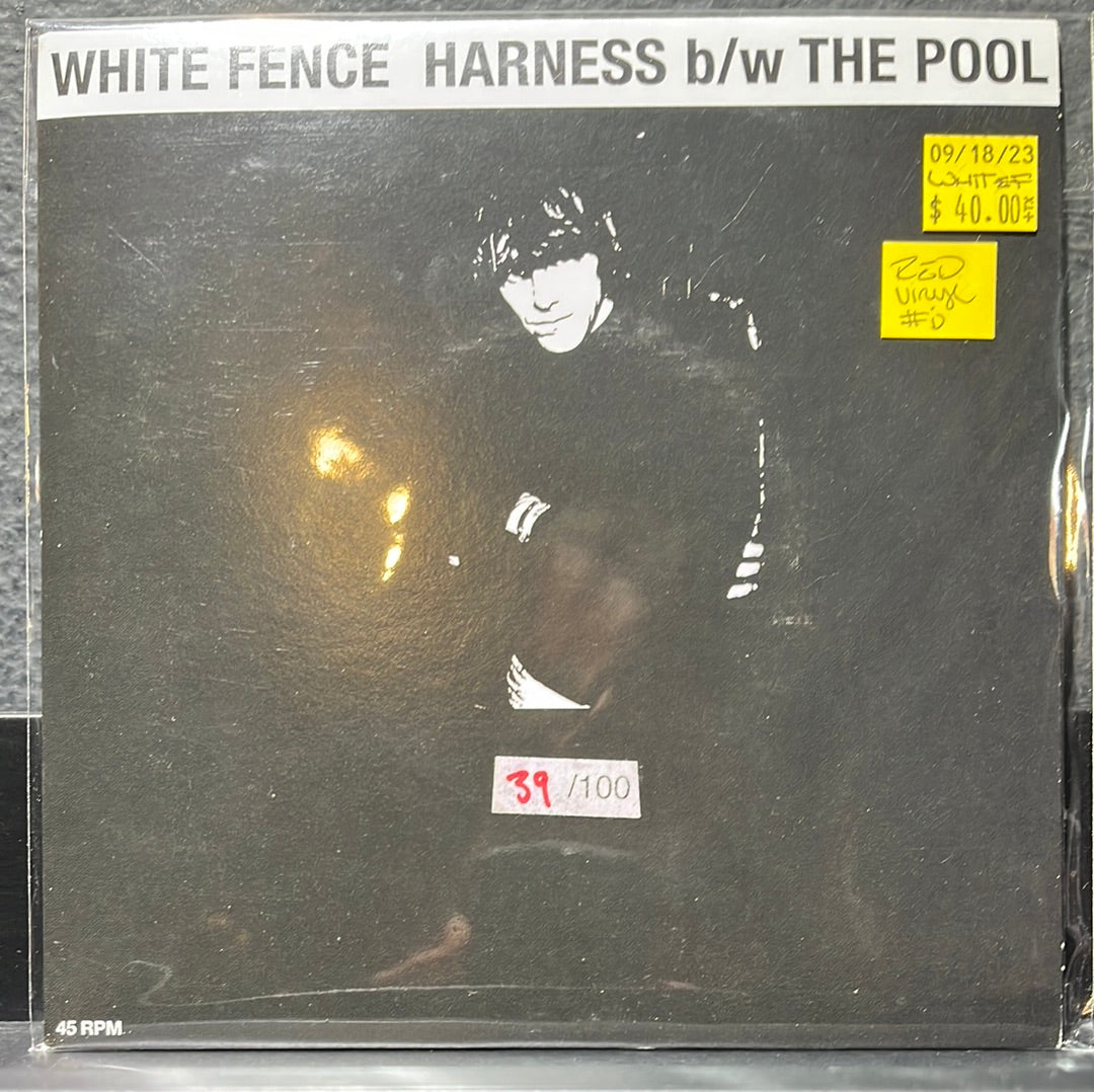 USED VINYL: White Fence “Harness / The Pool” 7" (Red Vinyl / Numbered)