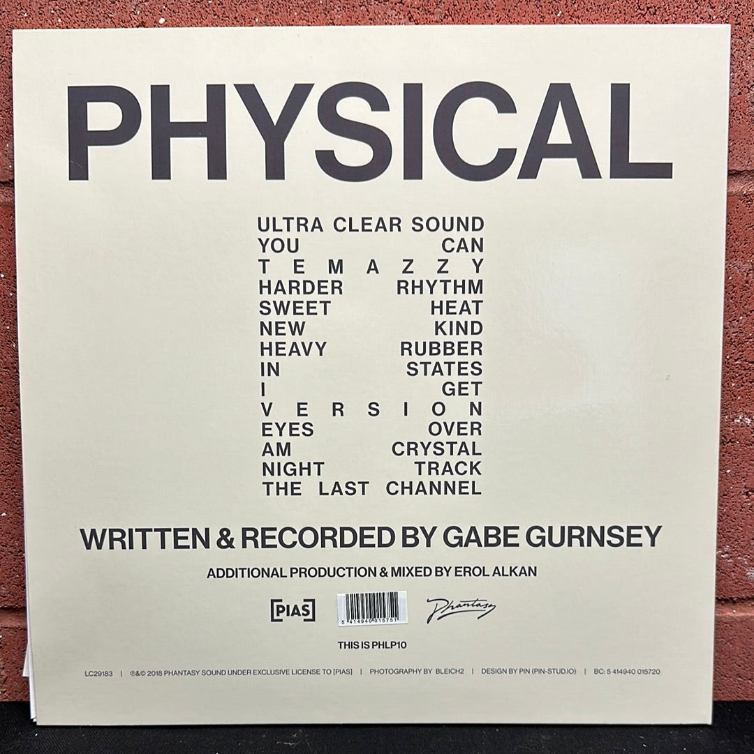 Used Vinyl:  Gabriel Gurnsey ”Physical” 2xLP + CD  (Clear vinyl)