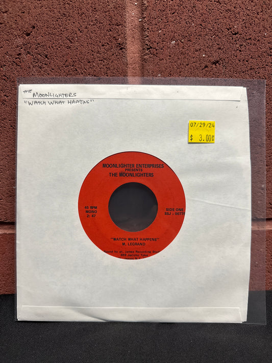 Used Vinyl:  The Moonlighters ”Watch What Happens / Watermelon Man” 7"