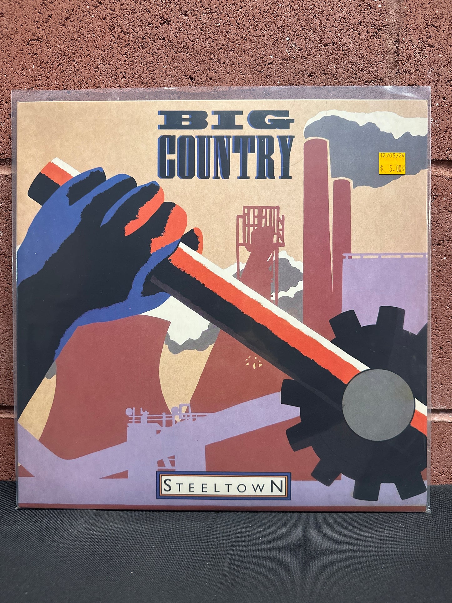 Used Vinyl:  Big Country ”Steeltown” LP