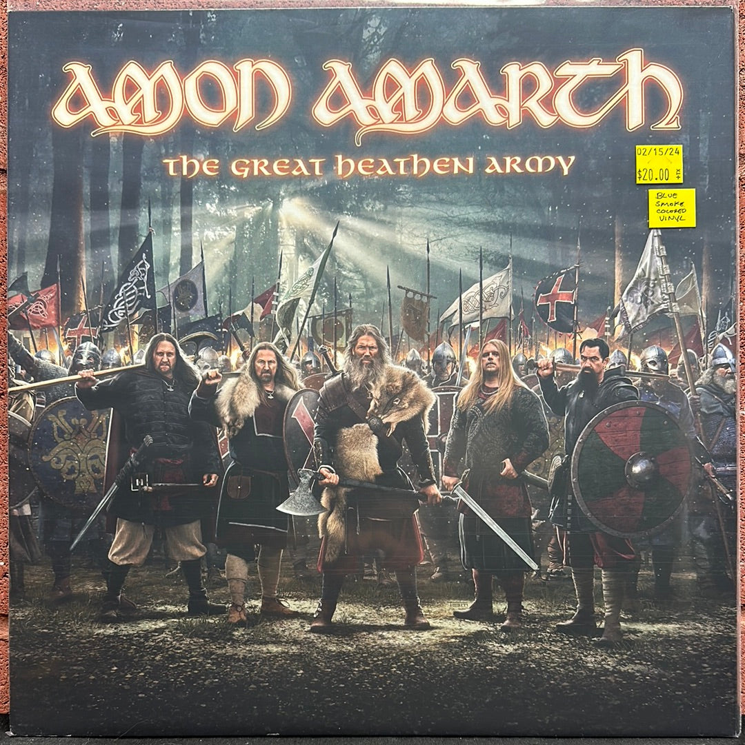 Used Vinyl:  Amon Amarth ”The Great Heathen Army” LP (Blue vinyl)