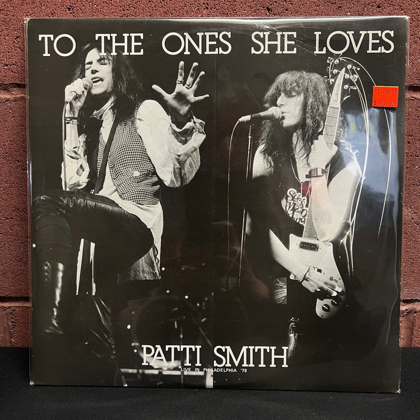 Used Vinyl: Patti Smith "To The Ones She Loves" 2xLP