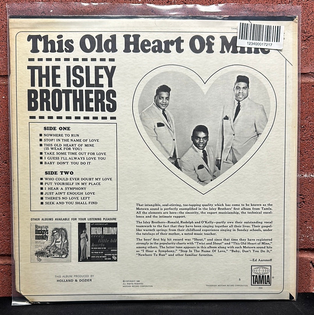 Used Vinyl:  The Isley Brothers ”This Old Heart Of Mine” LP