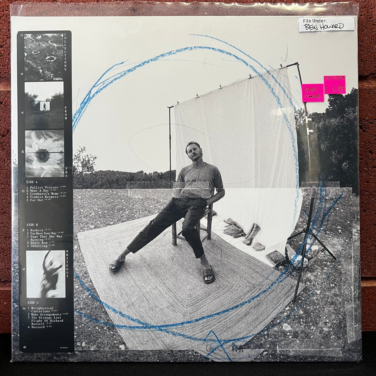 Used Vinyl: Ben Howard "Collections From The Whiteout" 2xLP (2021 Press - Clear Vinyl)