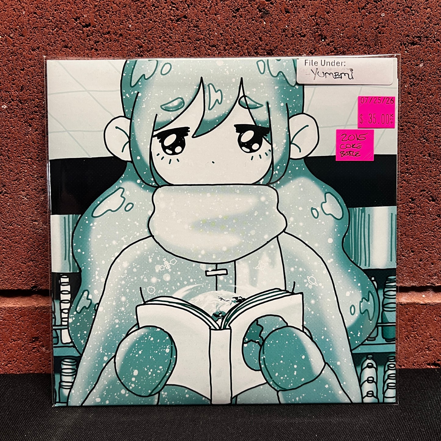 Used Vinyl: Slime Girls "YUMEMI/LONELY PLANET GIRL" 7" (2015 Press - Coke Bottle Clear Vinyl)