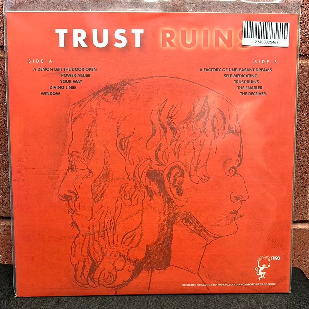 Used Vinyl:  All Your Sisters ”Trust Ruins” LP (Red with black splatter vinyl)