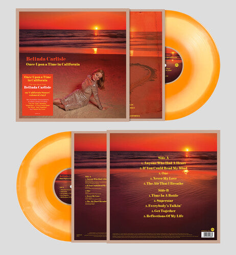 Belinda Carlisle "Once Upon A Time In California" LP (Import, 'Californian Sunset' Vinyl)