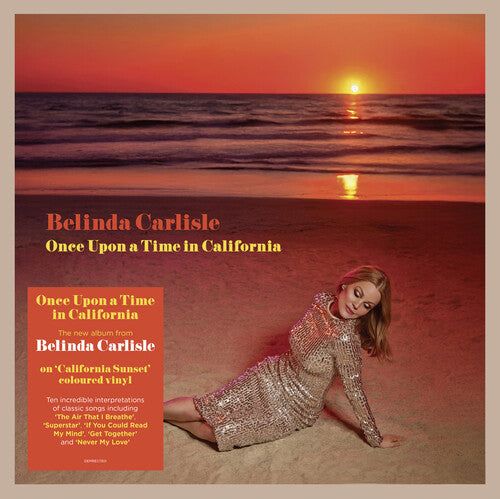 Belinda Carlisle "Once Upon A Time In California" LP (Import, 'Californian Sunset' Vinyl)
