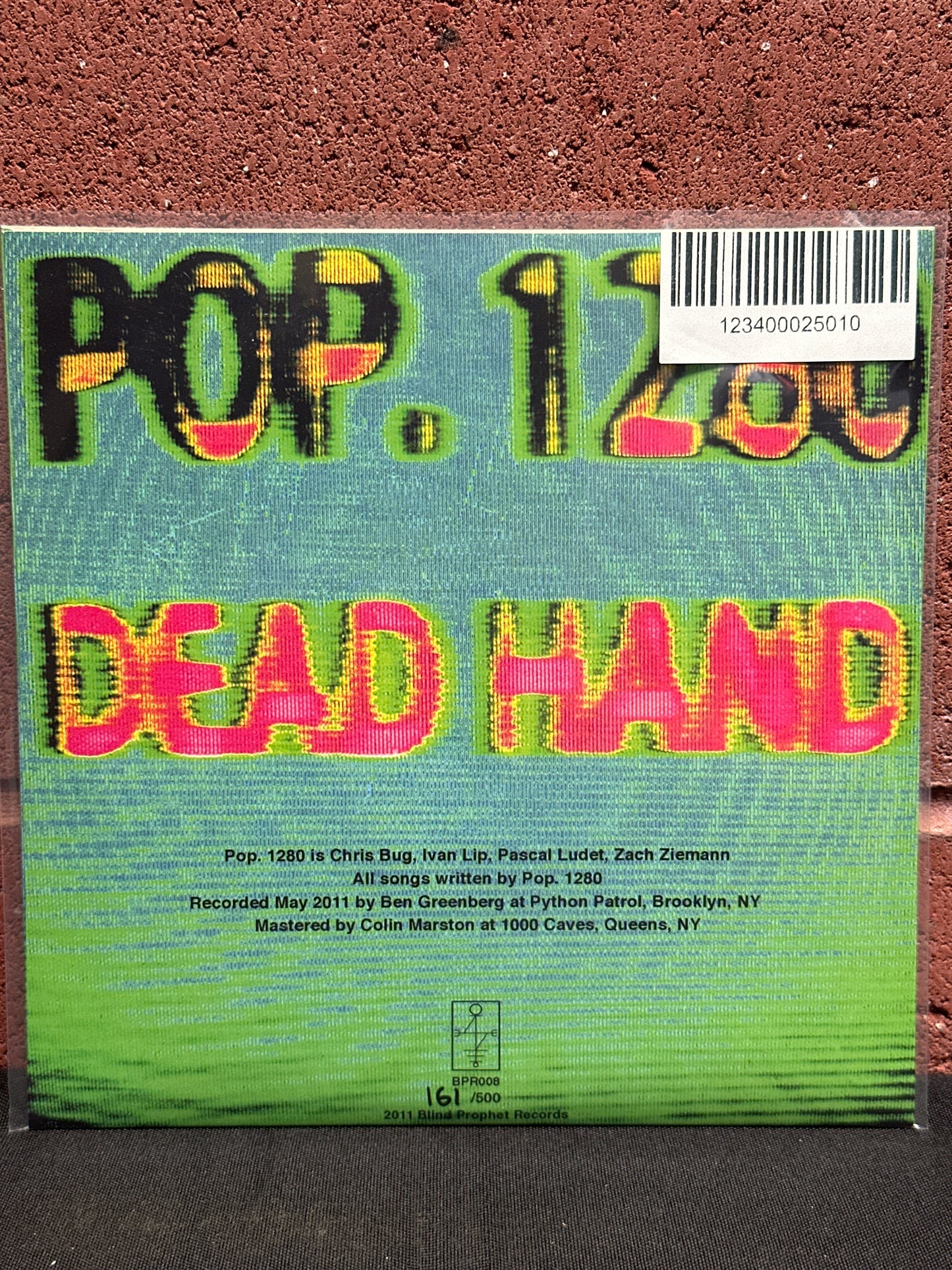 Used Vinyl:  Pop. 1280 ”Thirteen Steps” 7"