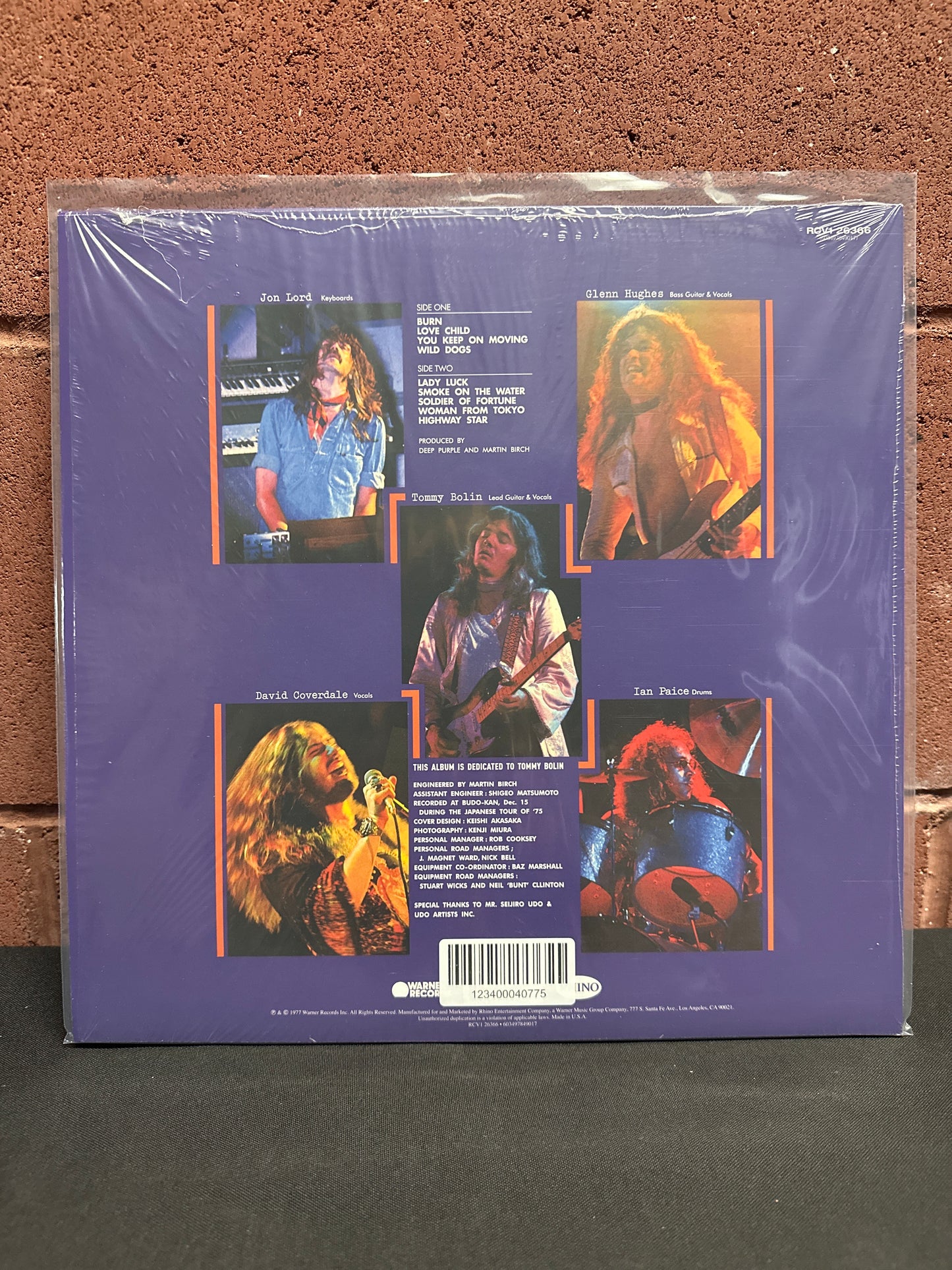 Used Vinyl: Deep Purple "Last Concert In Japan" LP (Purple Vinyl)