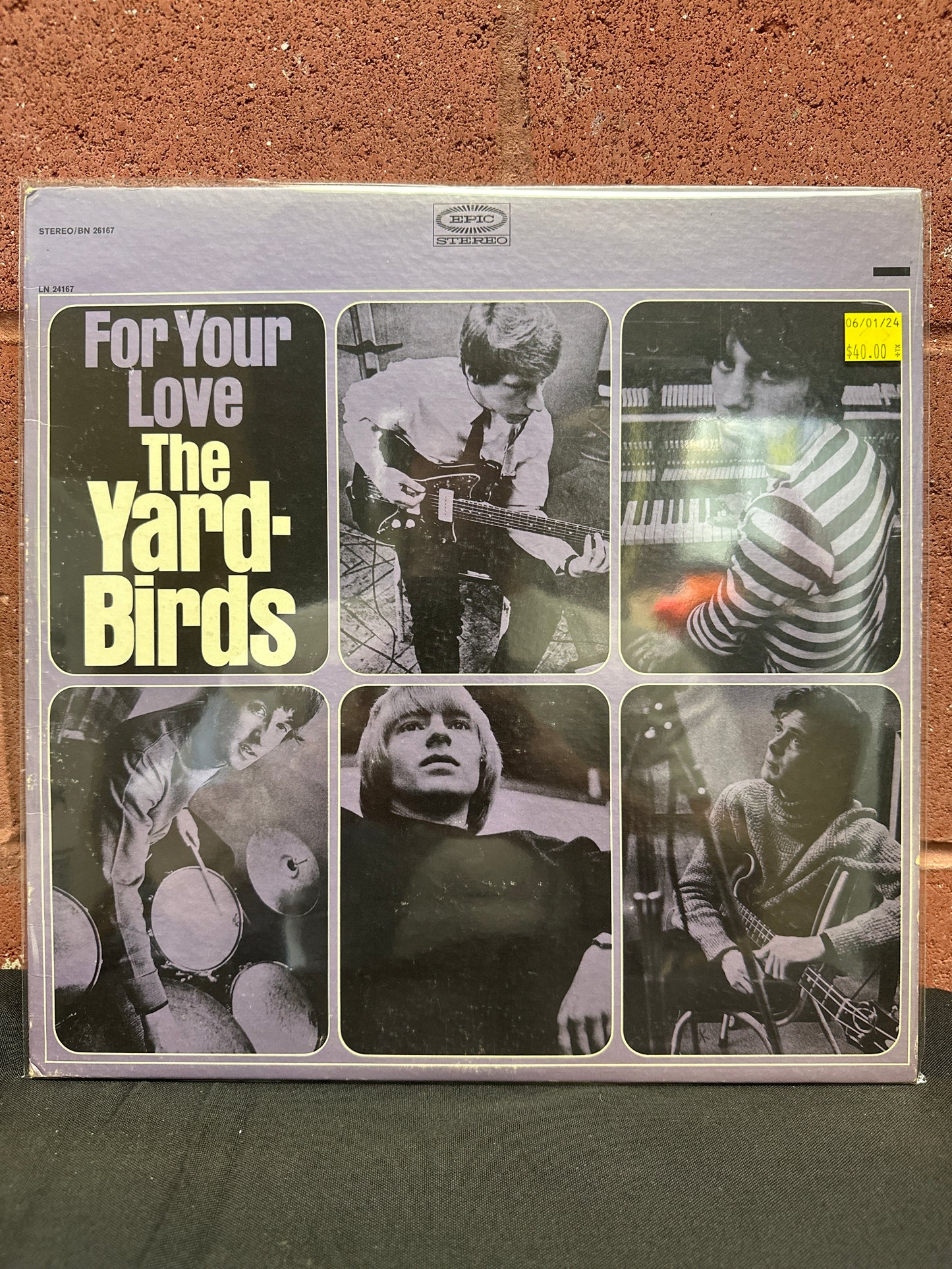 Used Vinyl:  The Yardbirds ”For Your Love” LP