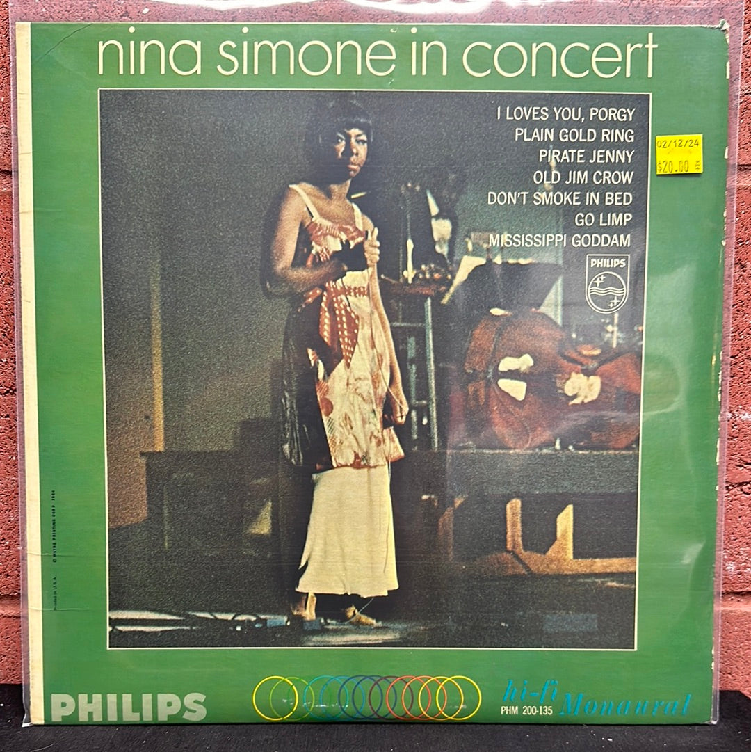 Used Vinyl:  Nina Simone ”In Concert” LP (Mono)