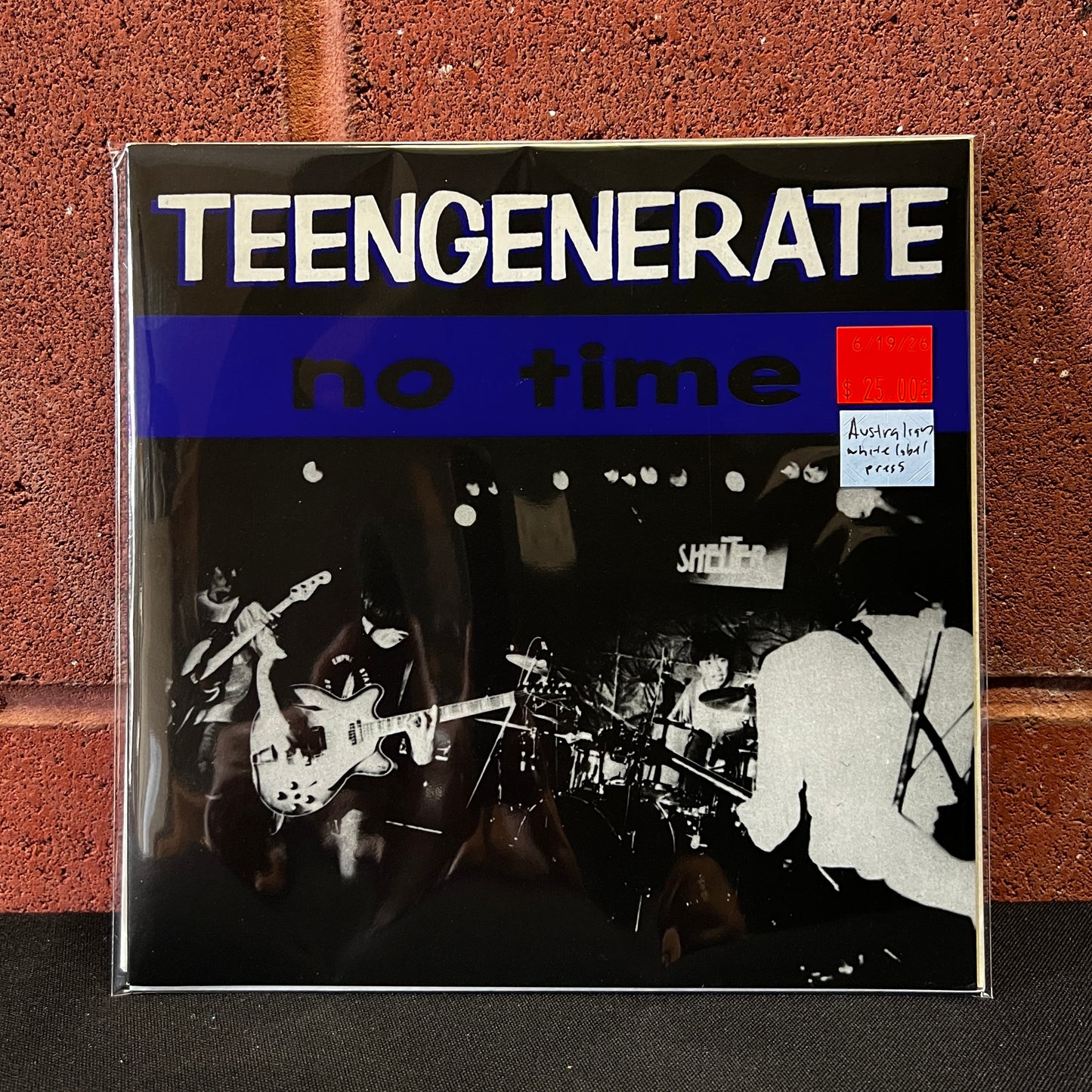 Used Vinyl: Teengenerate "No Time" 7" (Australian White Label Issue)