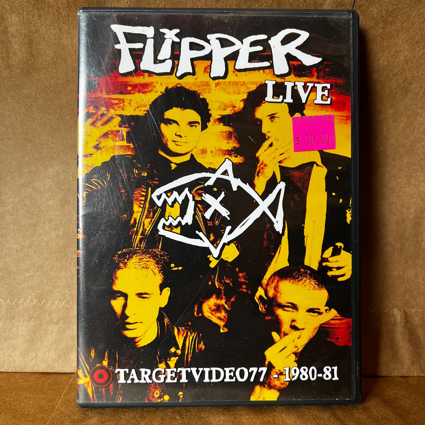 Used DVD: Flipper "Live (TargetVideo77 - 1980-81)" DVD