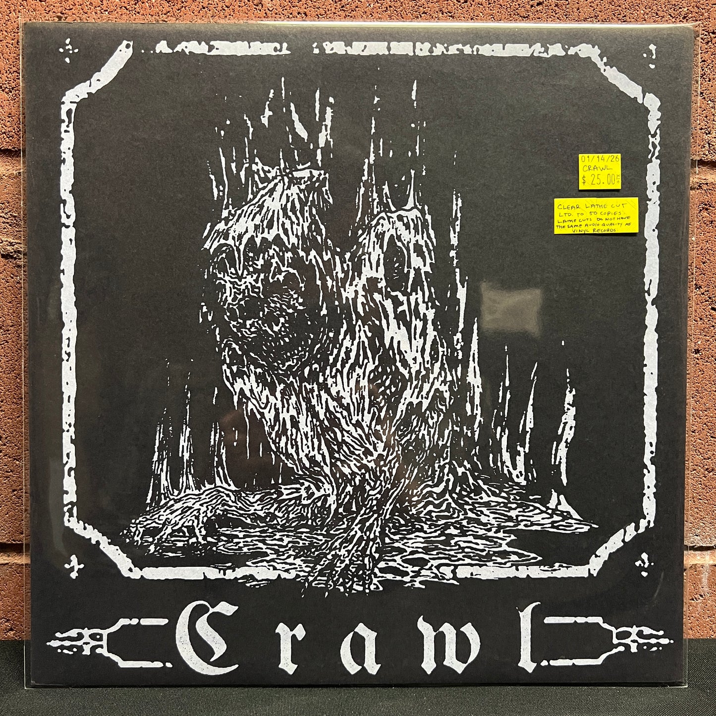 Used Vinyl: Crawl "All Who Oppose Me..." LP (Clear Lathe Cut record)