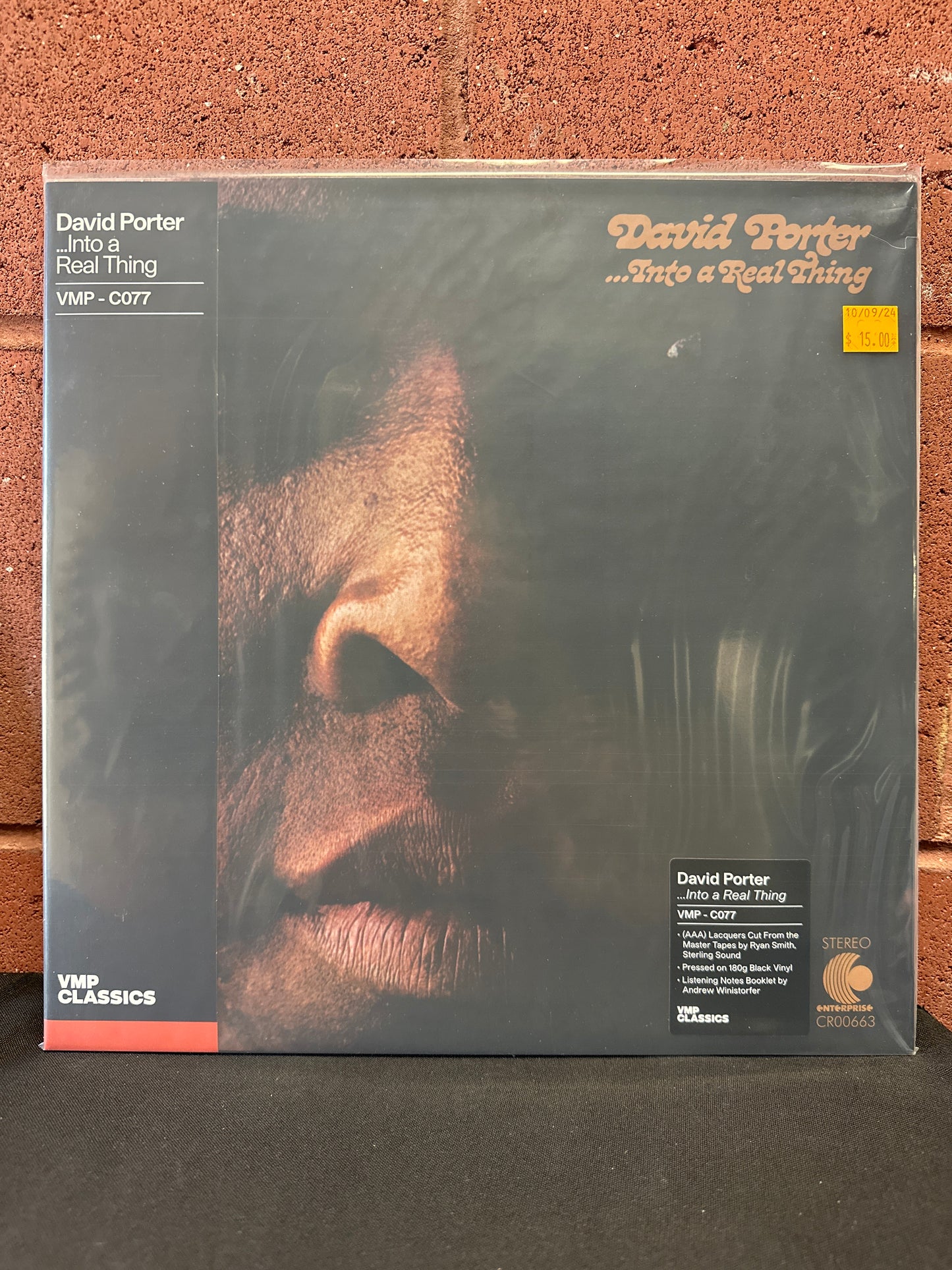 Used Vinyl:  David Porter ”...Into A Real Thing” LP (180 gram)