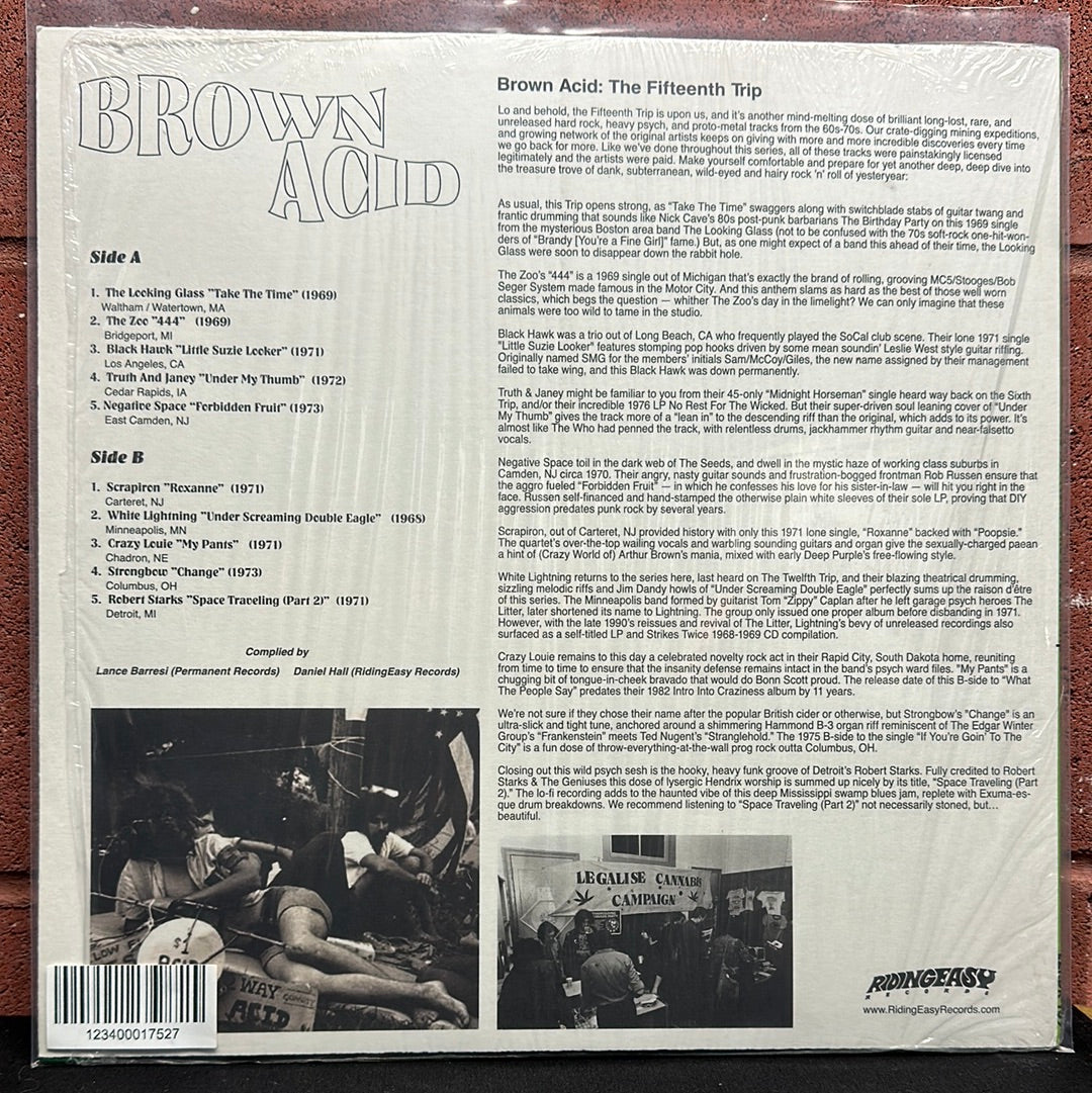 Used Vinyl:  Various ”Brown Acid: The Fifteenth Trip (Heavy Rock From The American Comedown Era)” LP