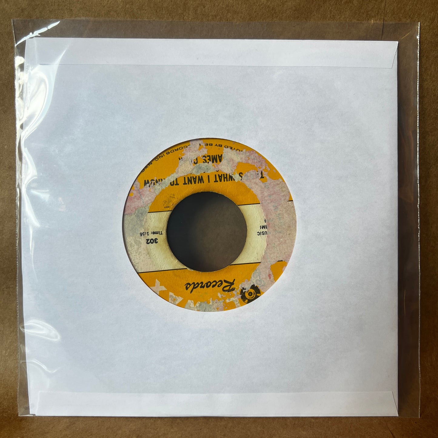 Used Vinyl: James Carr ‎"You've Got My Mind Messed Up / That's What I Want To Know" 7" (1966 Press)